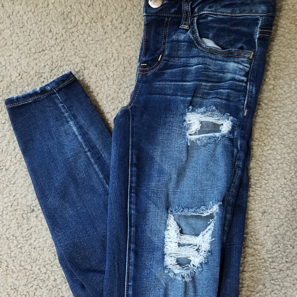 Super stretch skinny jeans